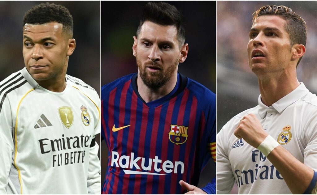 음바페 레알 마드리드에서 메시를 넘다