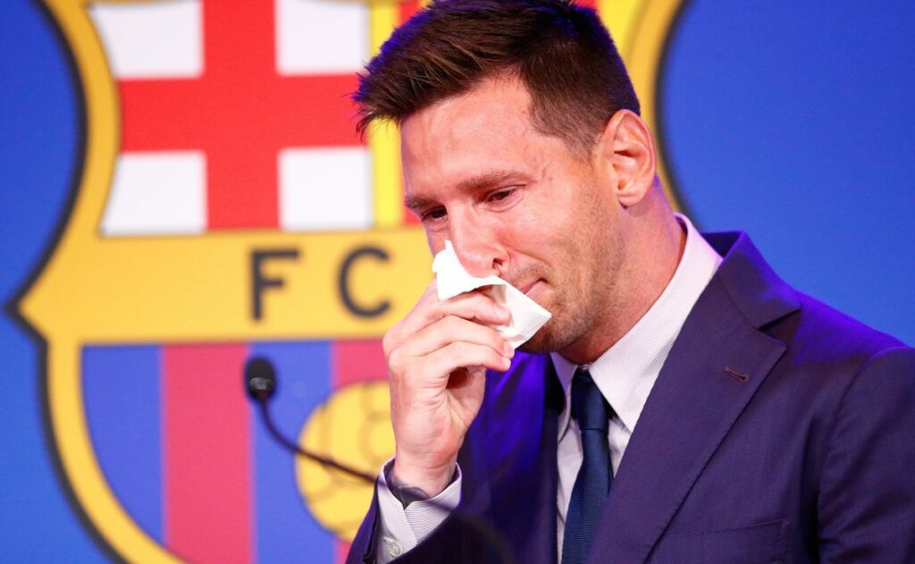 Lionel Messi’s entourage blamed by Joan Laporta for his Barcelona exit to PSG: ‘He wanted to stay’