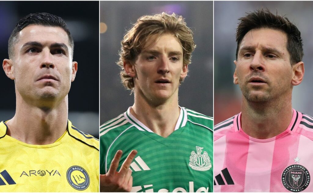 앤서니 고든 네 골로 메시 호날두도 넘었다