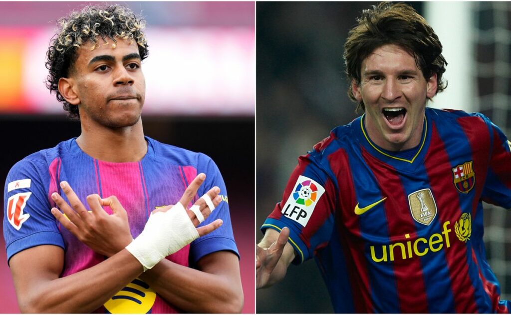 Lionel Messi’s historic mark and La Liga record fall as Lamine Yamal rewrites history with first hat-trick in Barcelona career