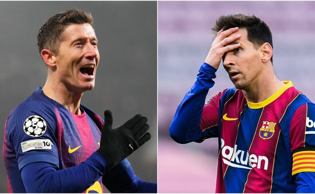 Robert Lewandowski on verge of matching 75-year La Liga goalscoring record that not even Messi achieved at Barcelona