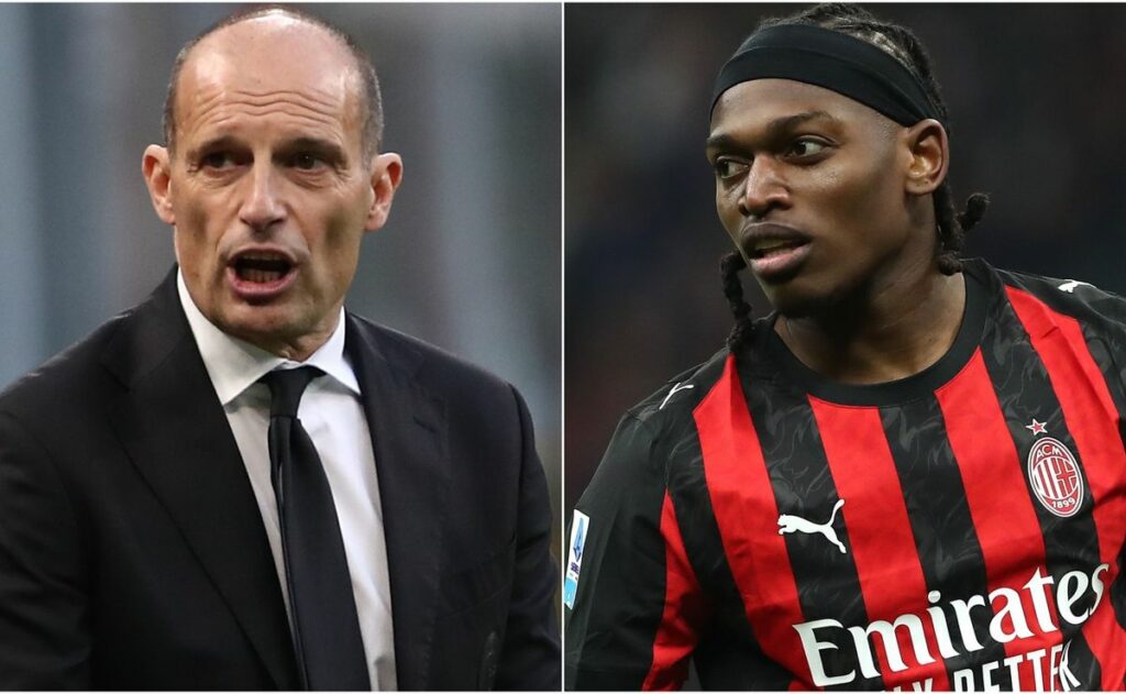 AC Milan head coach Massimiliano Allegri defends Rafael Leao amid growing criticism: ‘He gets doubled up on’