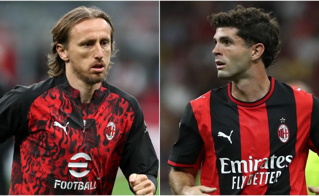Why are Christian Pulisic and Luka Modric not starting for AC Milan in 26-27 Serie A debut vs Torino?