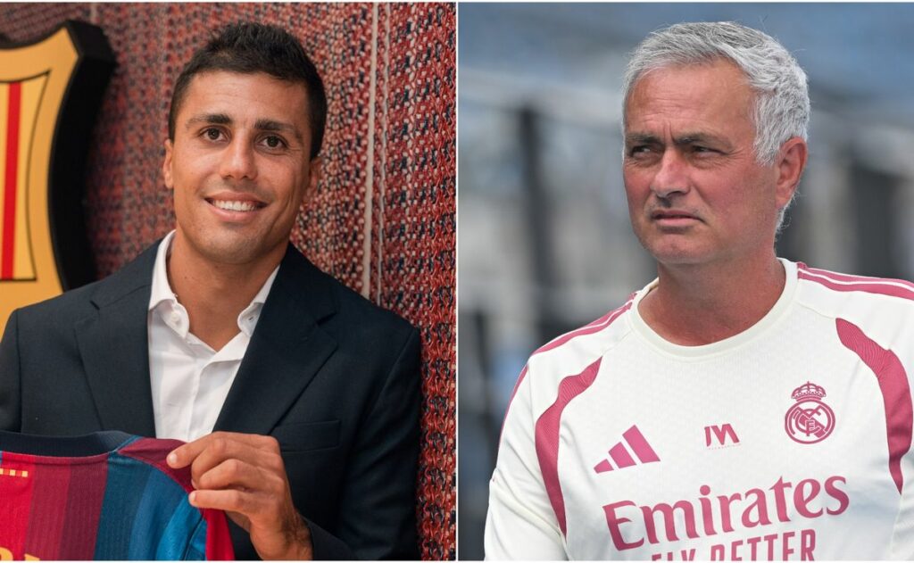 Jose Mourinho reveals why Real Madrid passed on Rodri before Barcelona signing despite making major offer