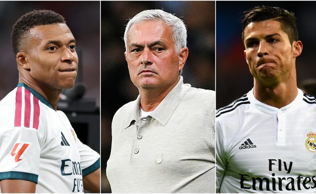 Jose Mourinho weighs in on Kylian Mbappe’s Cristiano Ronaldo comparisons and expectations at Real Madrid
